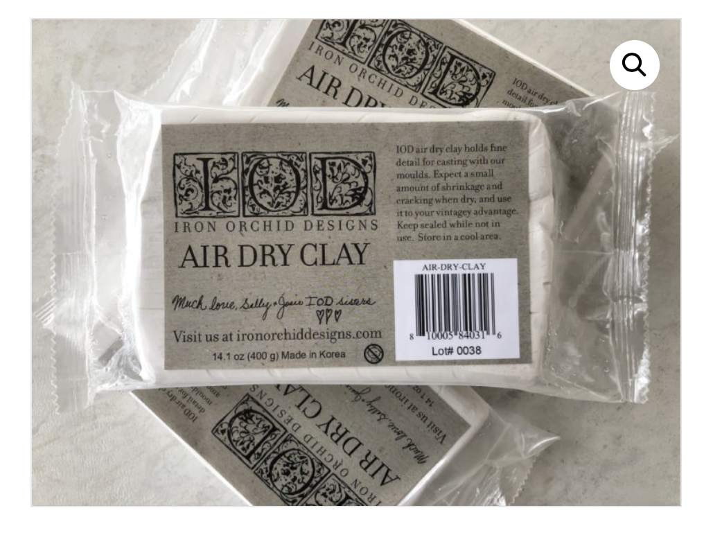 AIR DRY CLAY ~ IOD Decor Supplies