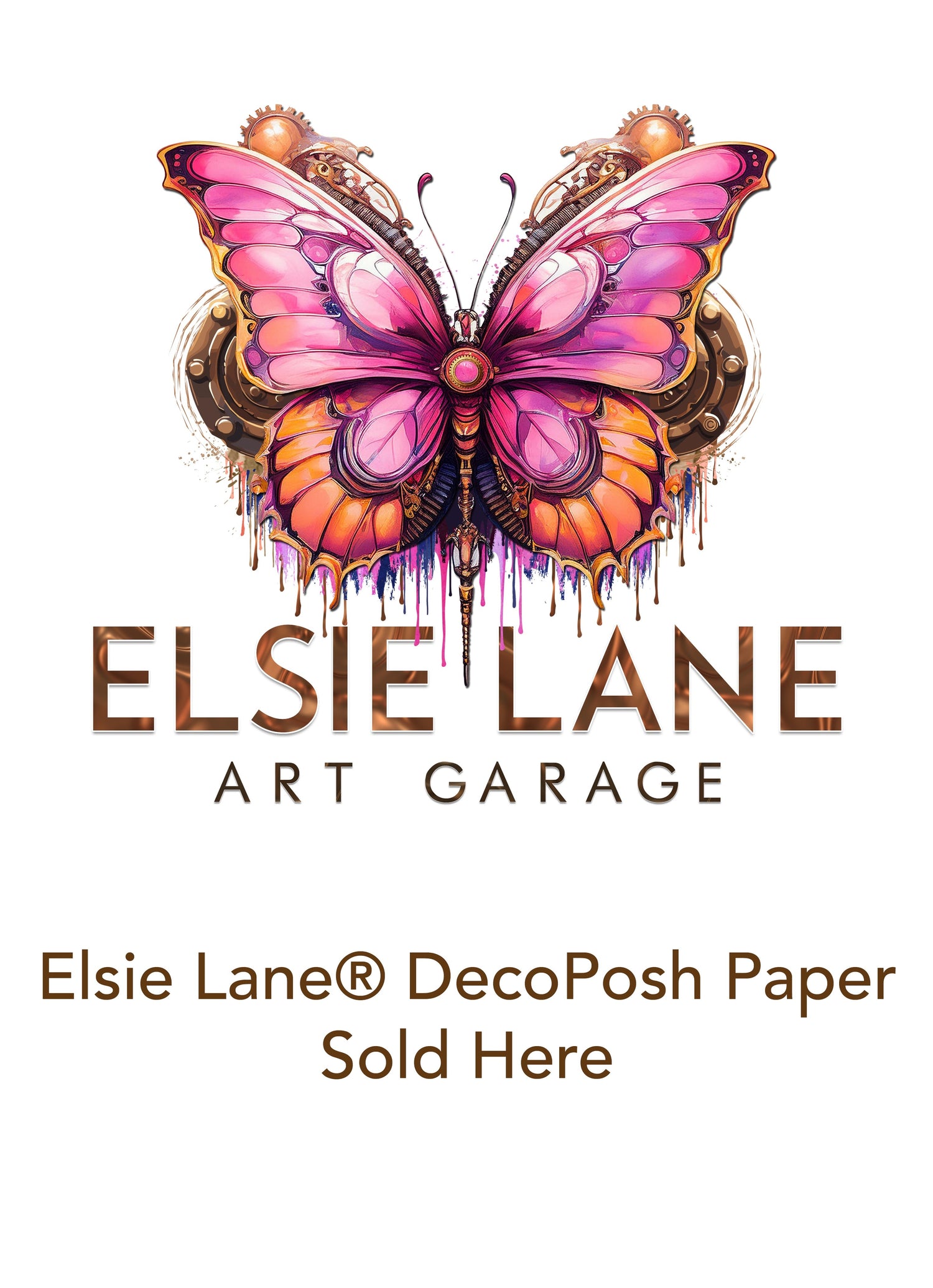 ELSIE LANE ART GARAGE DECOUPAGE PAPERS