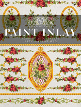 Load image into Gallery viewer, Petite Fleur Red IOD PAINT INLAY 12X16 PAD by IOD - Iron Orchid Designs -