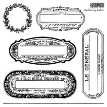 Load image into Gallery viewer, Apothecary Labels~ IOD Decor Stamps