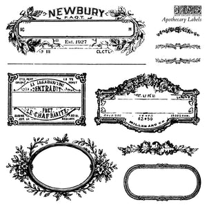 Apothecary Labels~ IOD Decor Stamps