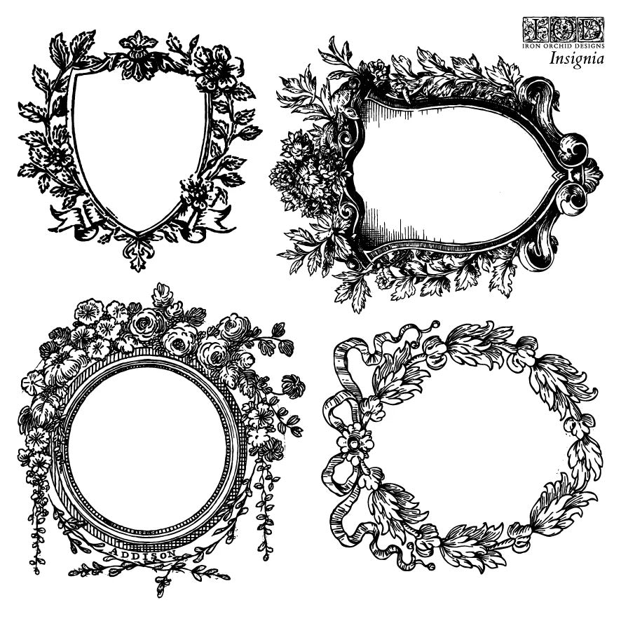 INSIGNIA~ IOD Decor Stamps