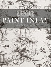Load image into Gallery viewer, PETITS PARASOLS BLACK IOD PAINT INLAY 12X16 PAD by IOD - Iron Orchid Designs -
