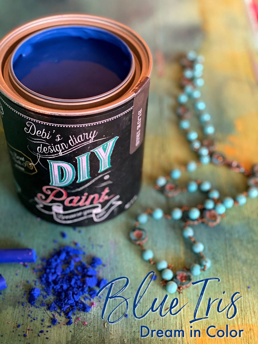 BLUE IRIS | DIY PAINT