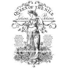 QUEEN OF THE NILE IOD PAINT INLAY 12X16 PAD by IOD - Iron Orchid Designs -