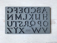 VICTORIA 'Letters' RETIRED~ IOD Decor Mould